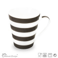 11oz Nova caneca de osso China com Stripe